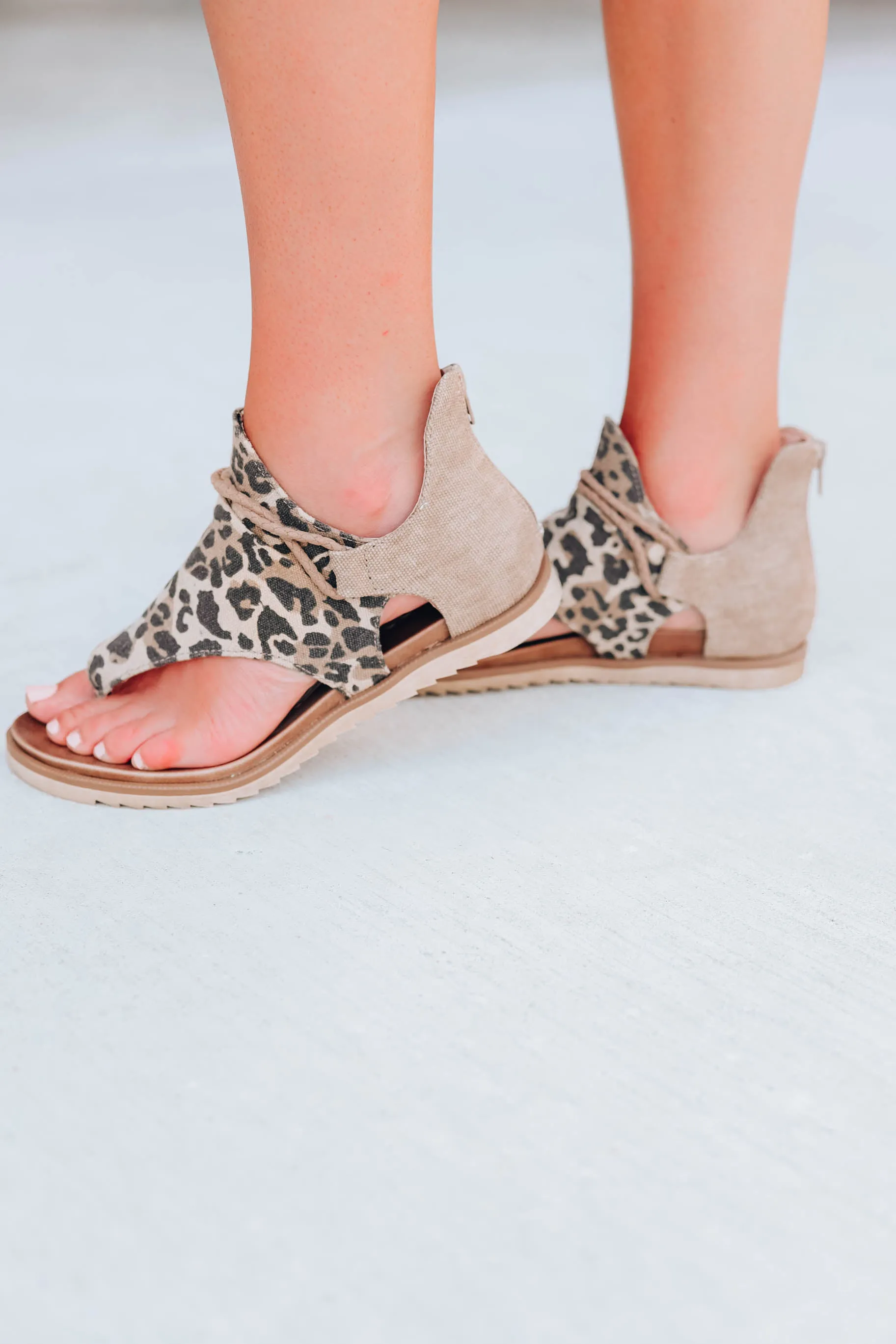Sousanna Leopard Sandal