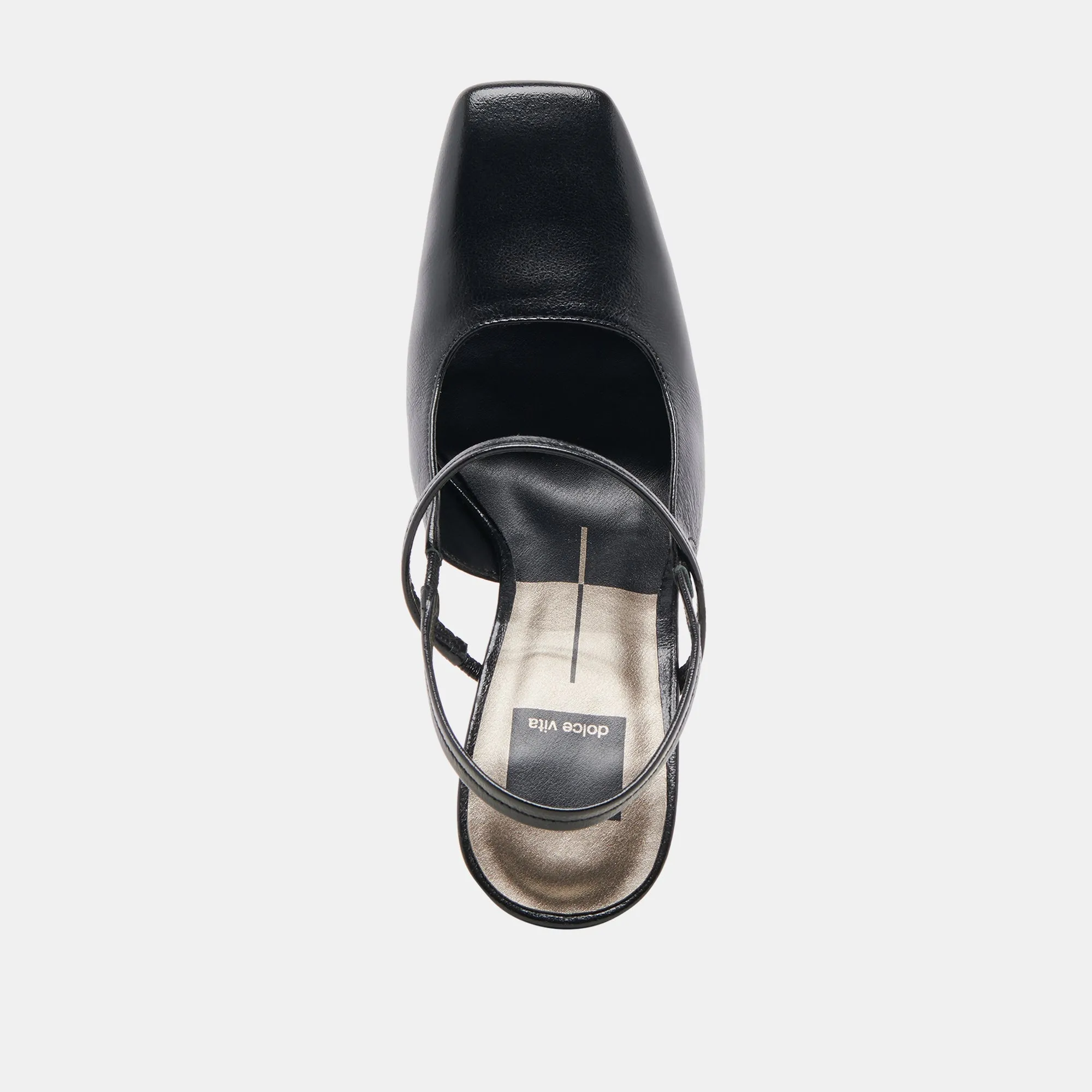 SOYER HEELS MIDNIGHT CRINKLE PATENT - re:vita