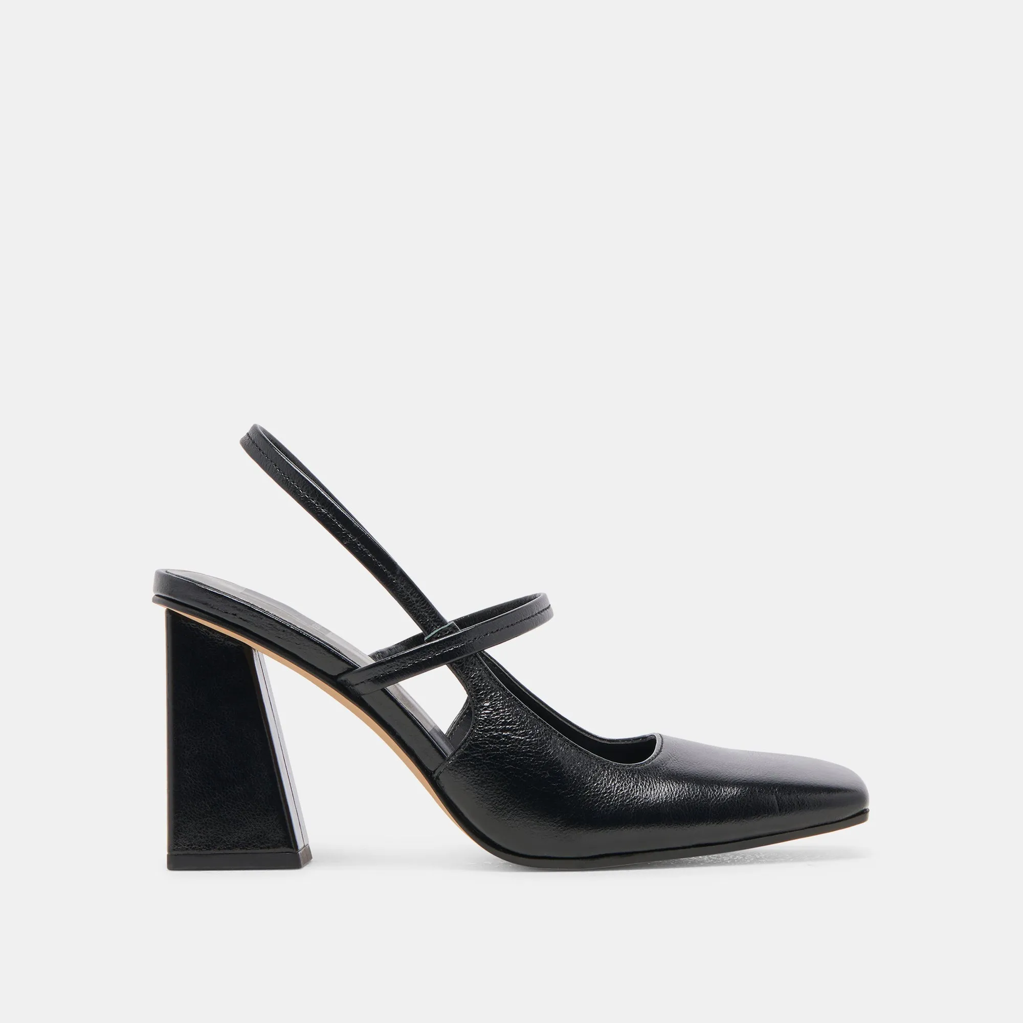SOYER HEELS MIDNIGHT CRINKLE PATENT - re:vita
