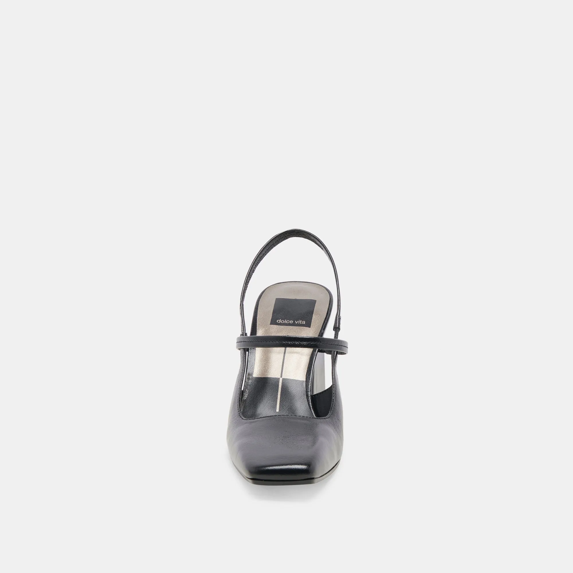 SOYER HEELS MIDNIGHT CRINKLE PATENT - re:vita
