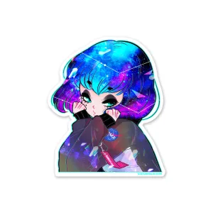 Spacehead Trails Sparkly Sticker
