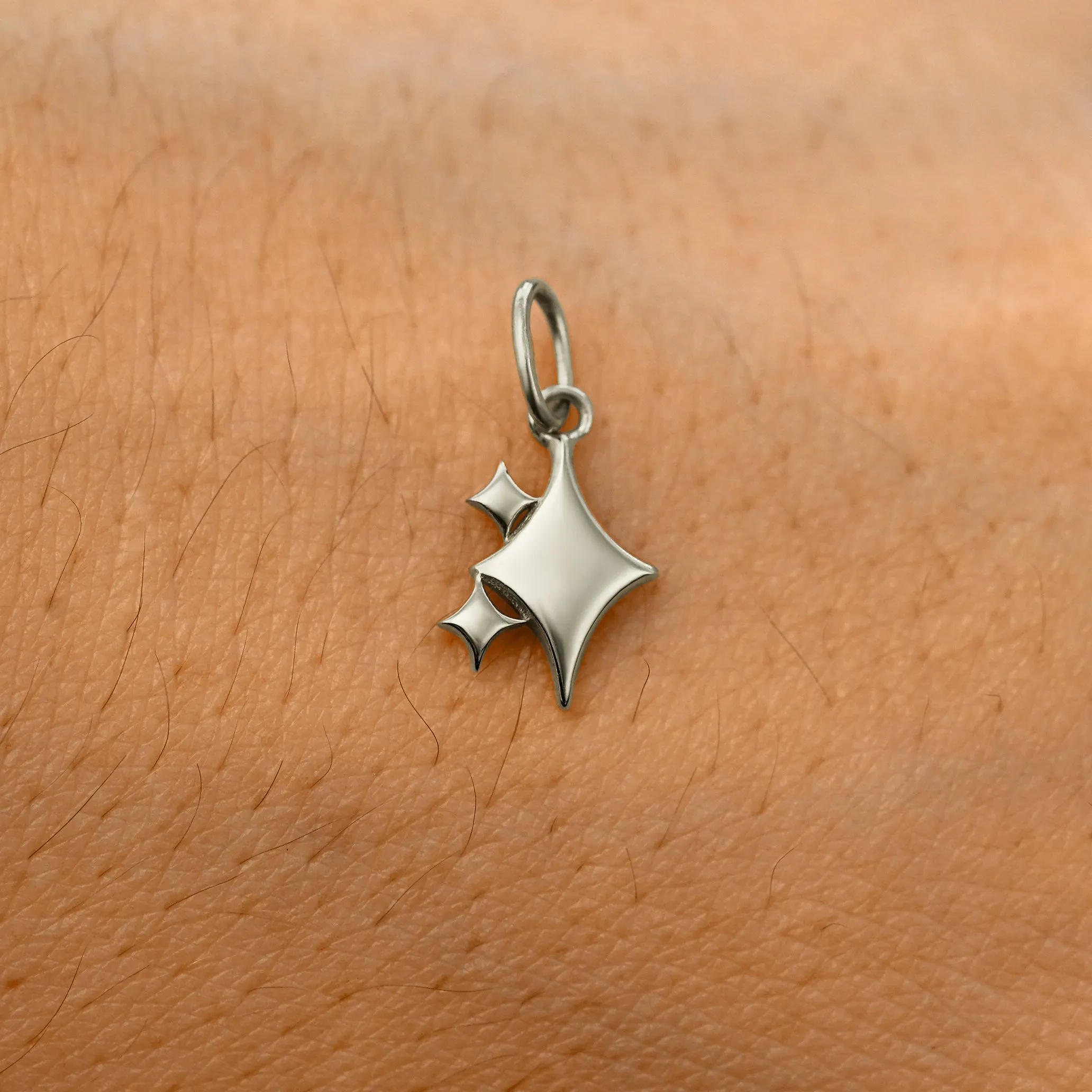 Sparkly Emoji Charm