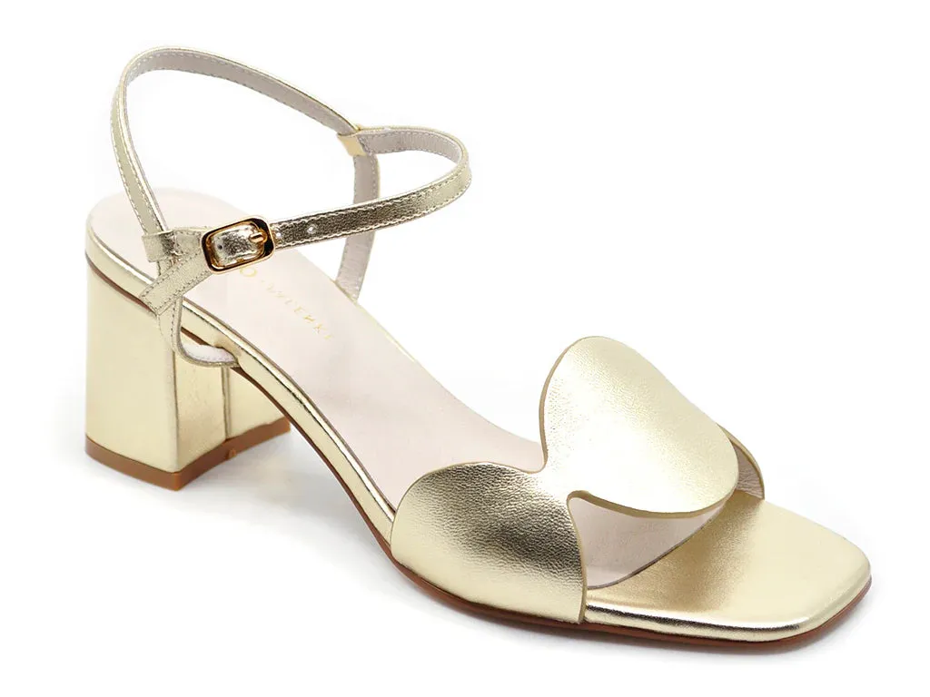 Sphere in Gold Metallic Leather by Koko   Palenki