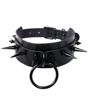SPIKED RING COLLAR