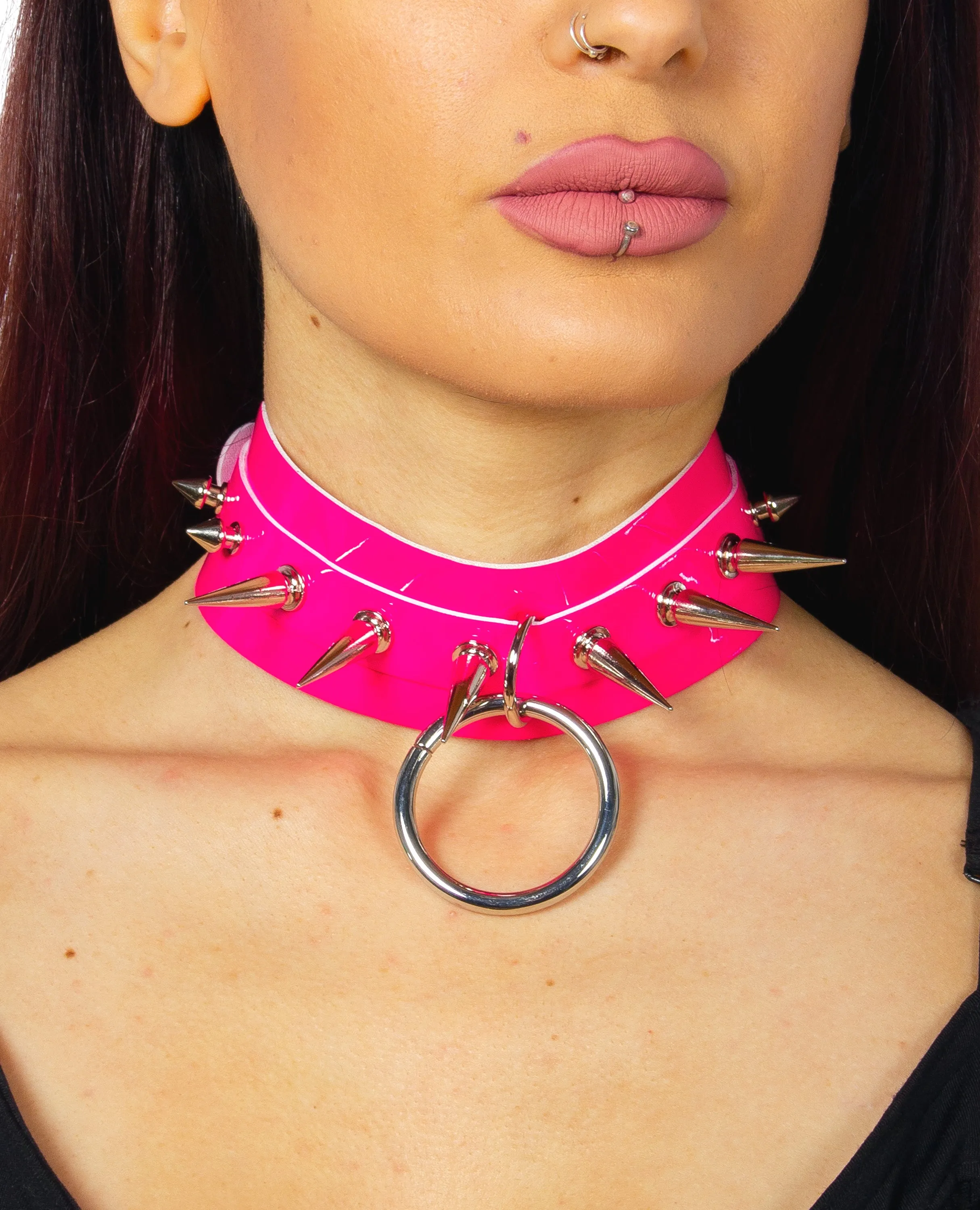 SPIKED RING COLLAR