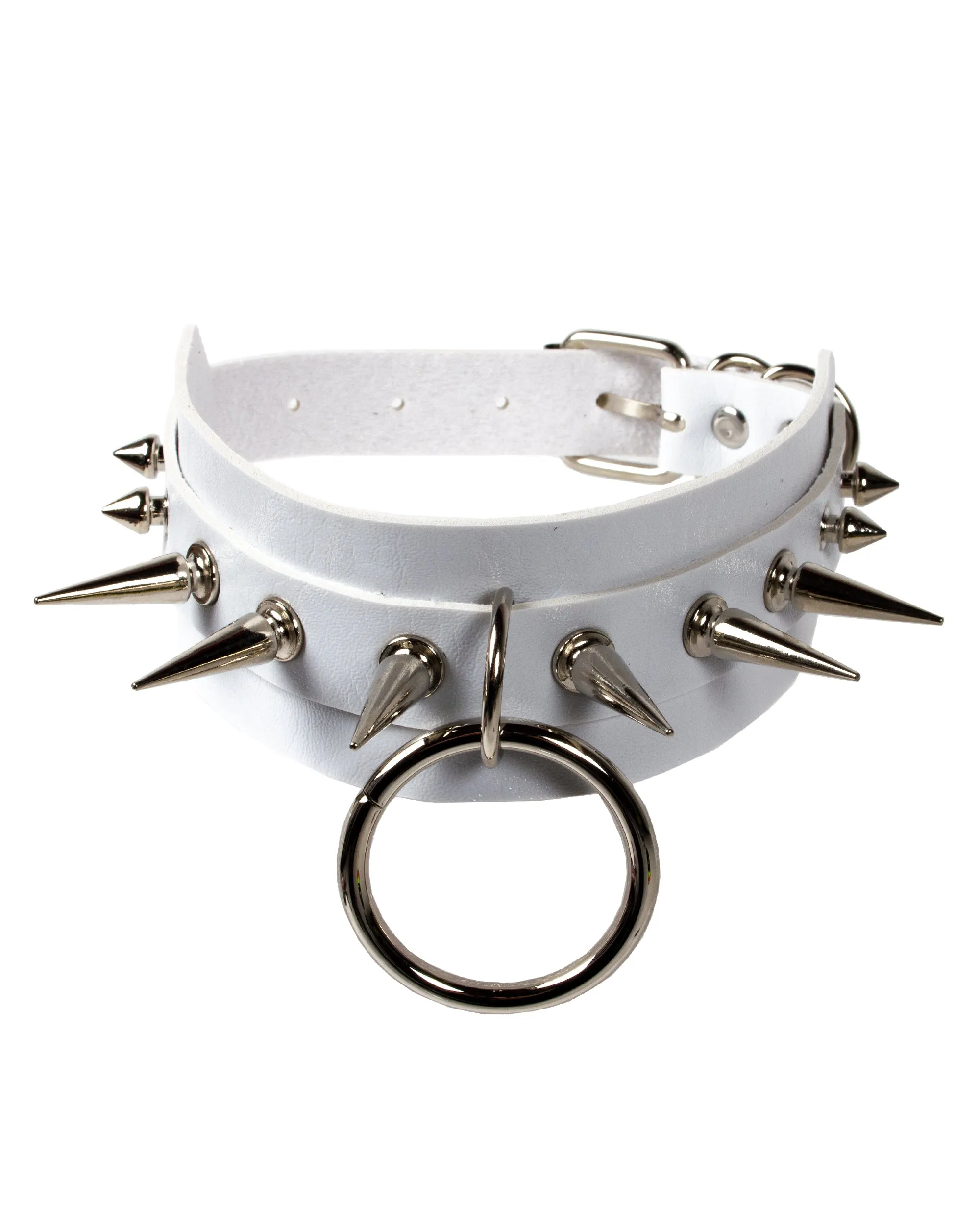 SPIKED RING COLLAR