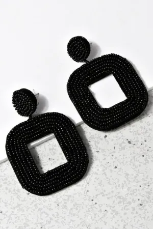SquareBiz Beaded Earrings