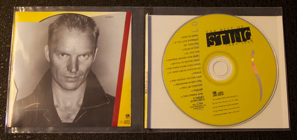 Sting: The Best Of Sting 1984-1994 (BMG Record Club 1994) CD