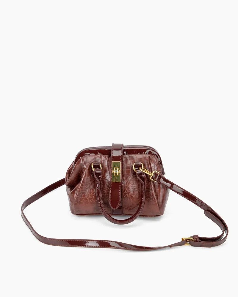 Stone Pattern Large Capacity Handbag