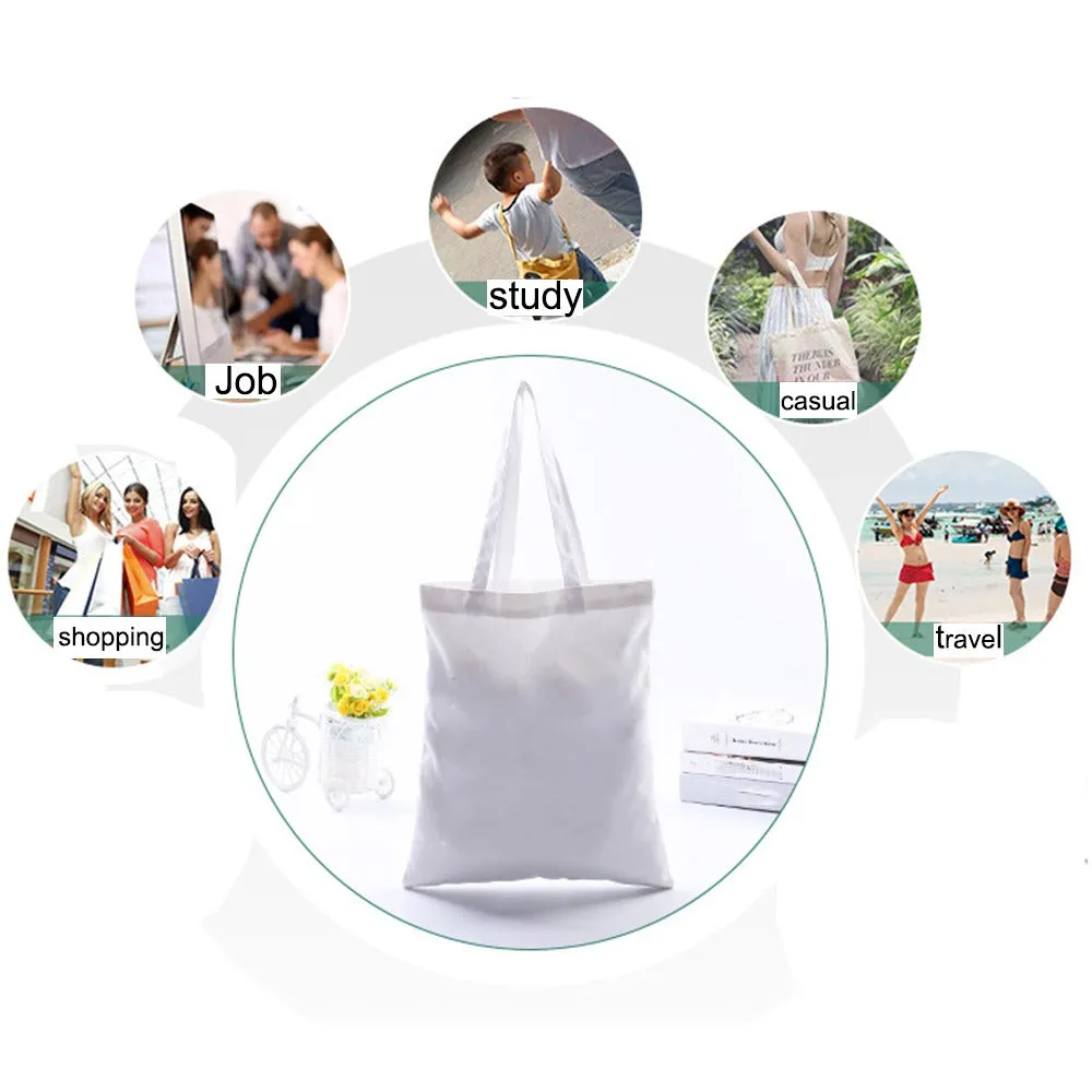Style A：Let's Travel Around the World Capacity Canvas Bag
