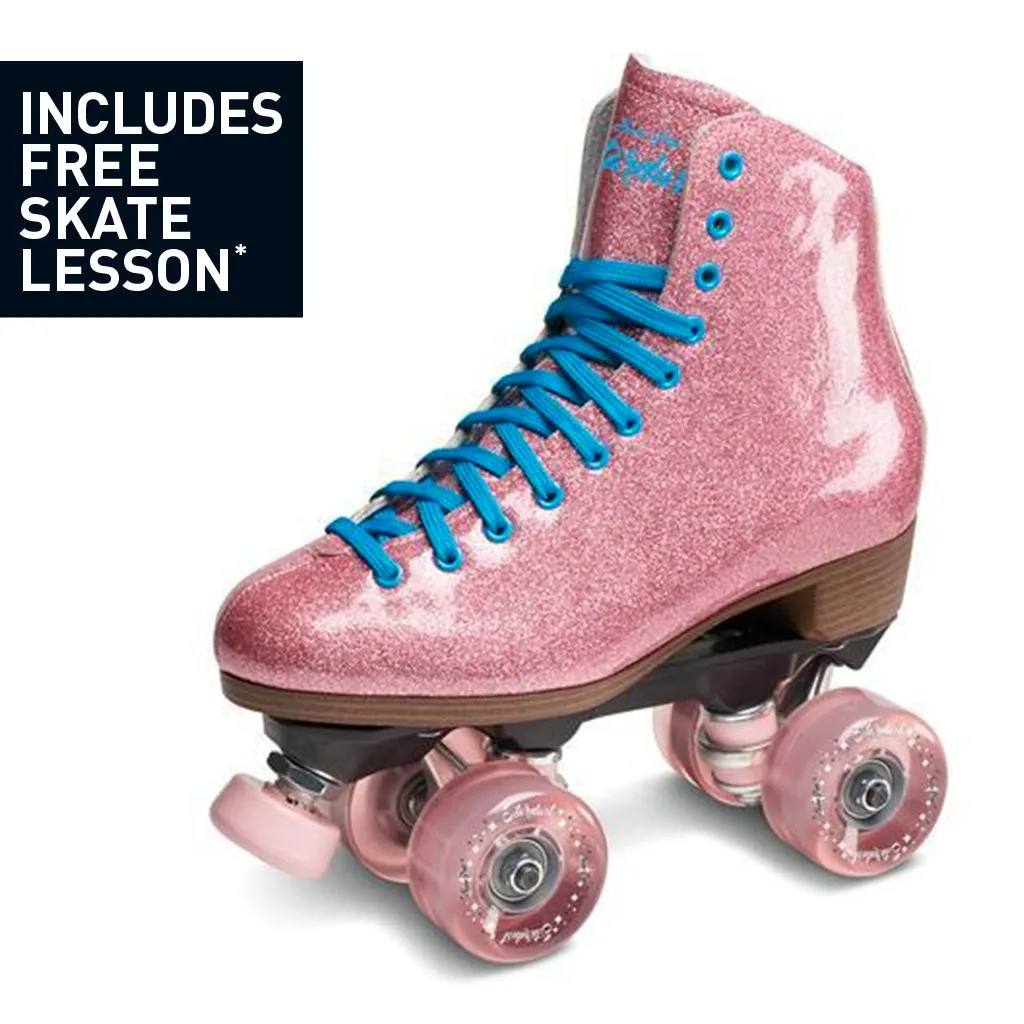 Suregrip Stardust Glitter Pink Roller Skates