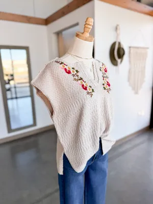 Tae Embroidered Top