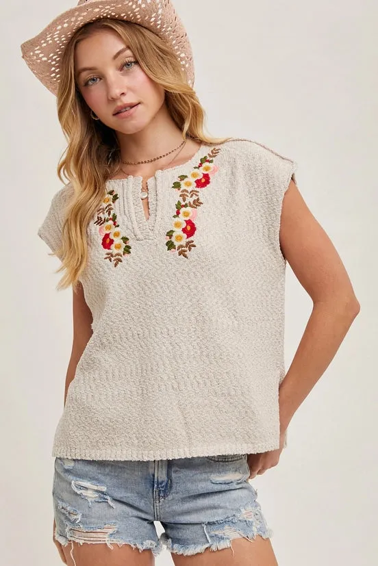 Tae Embroidered Top