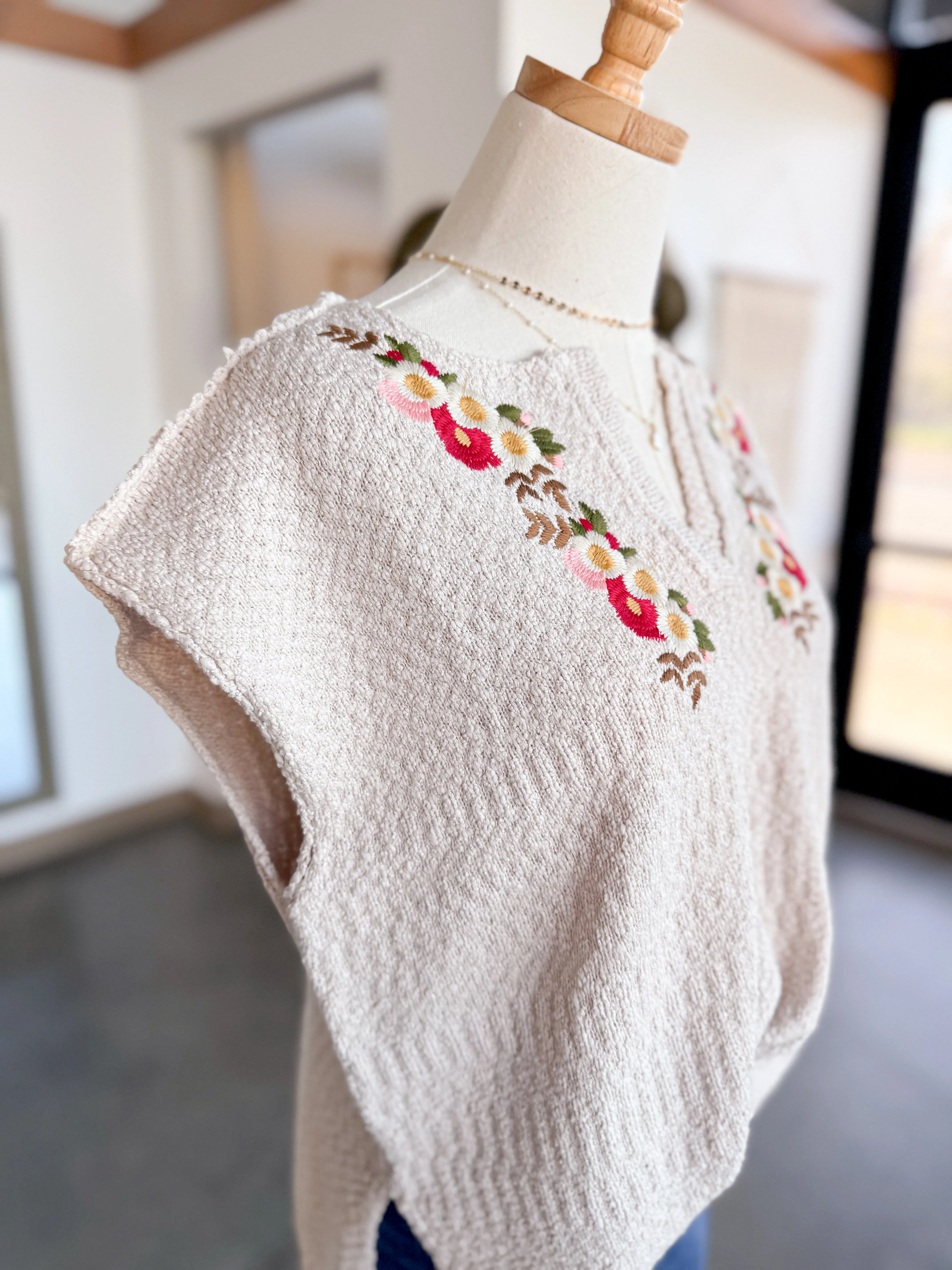 Tae Embroidered Top