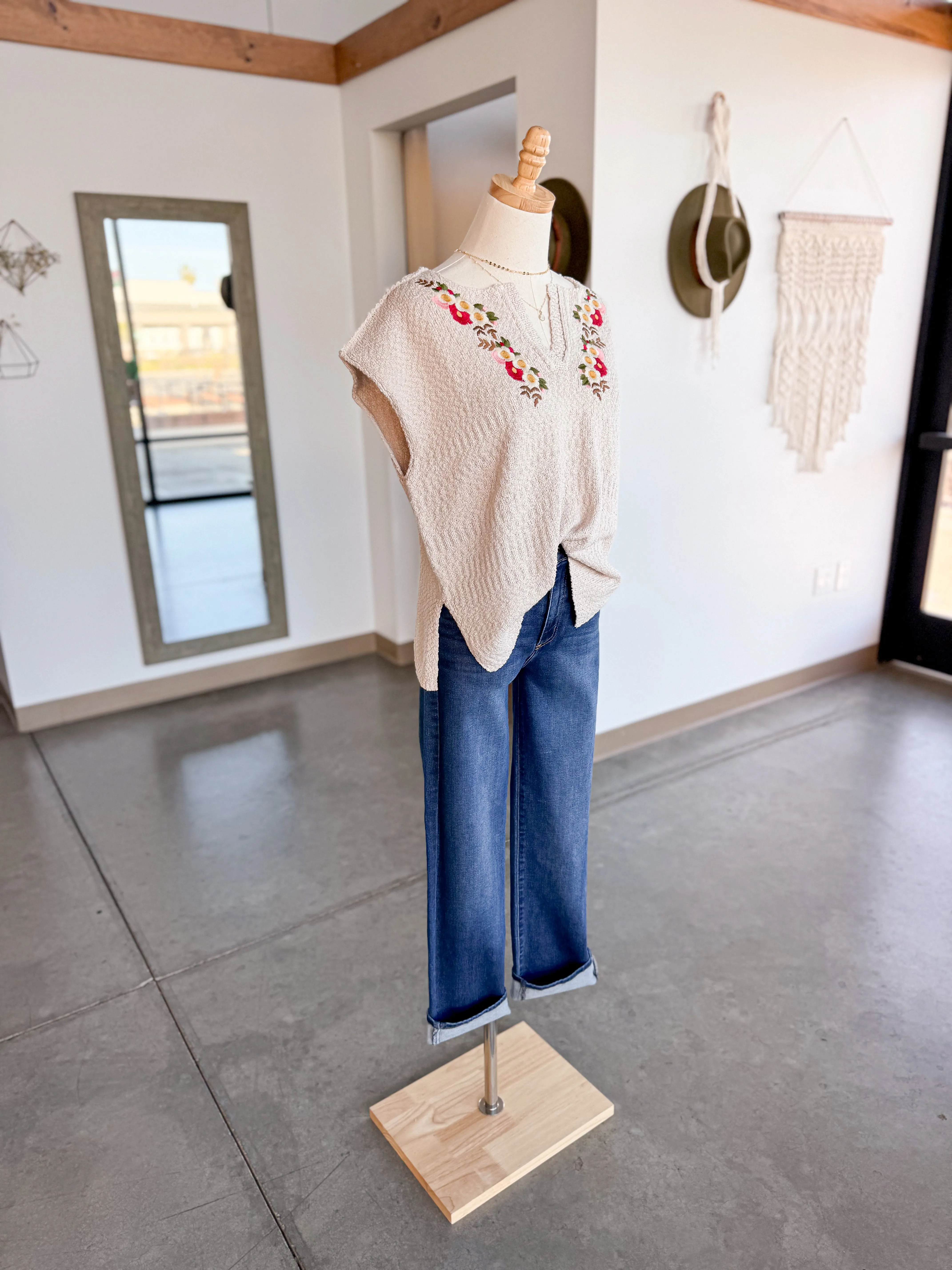 Tae Embroidered Top