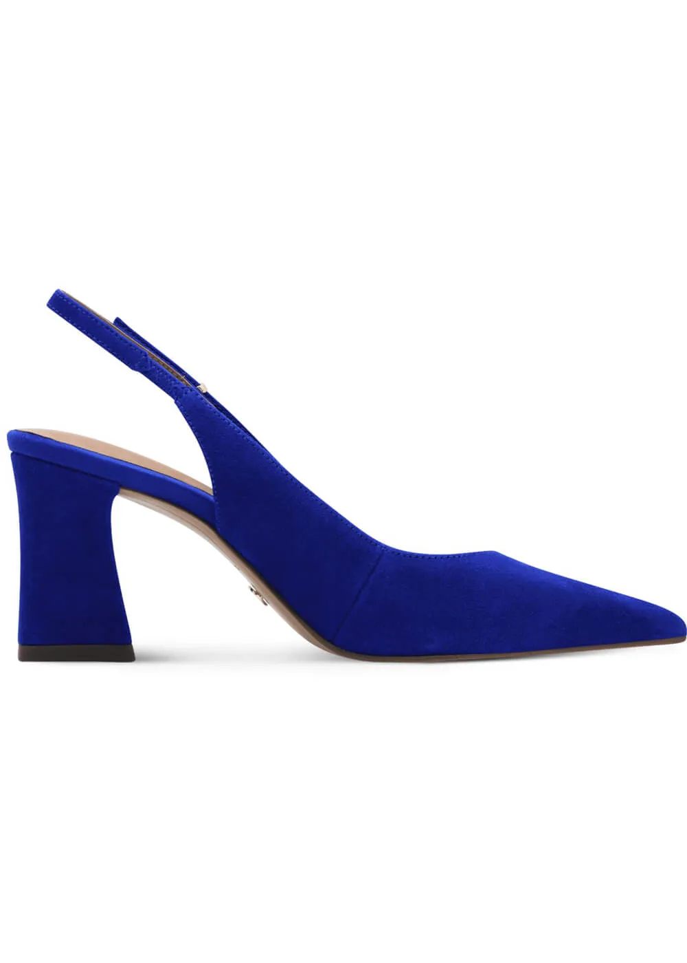 Tamaris Miranda Leather Slingback Pumps Royal Blue