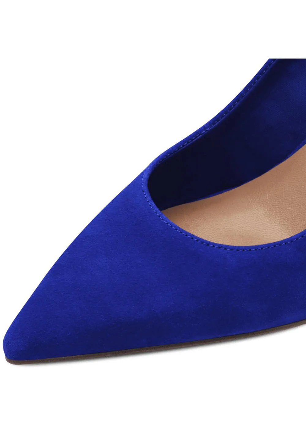 Tamaris Miranda Leather Slingback Pumps Royal Blue