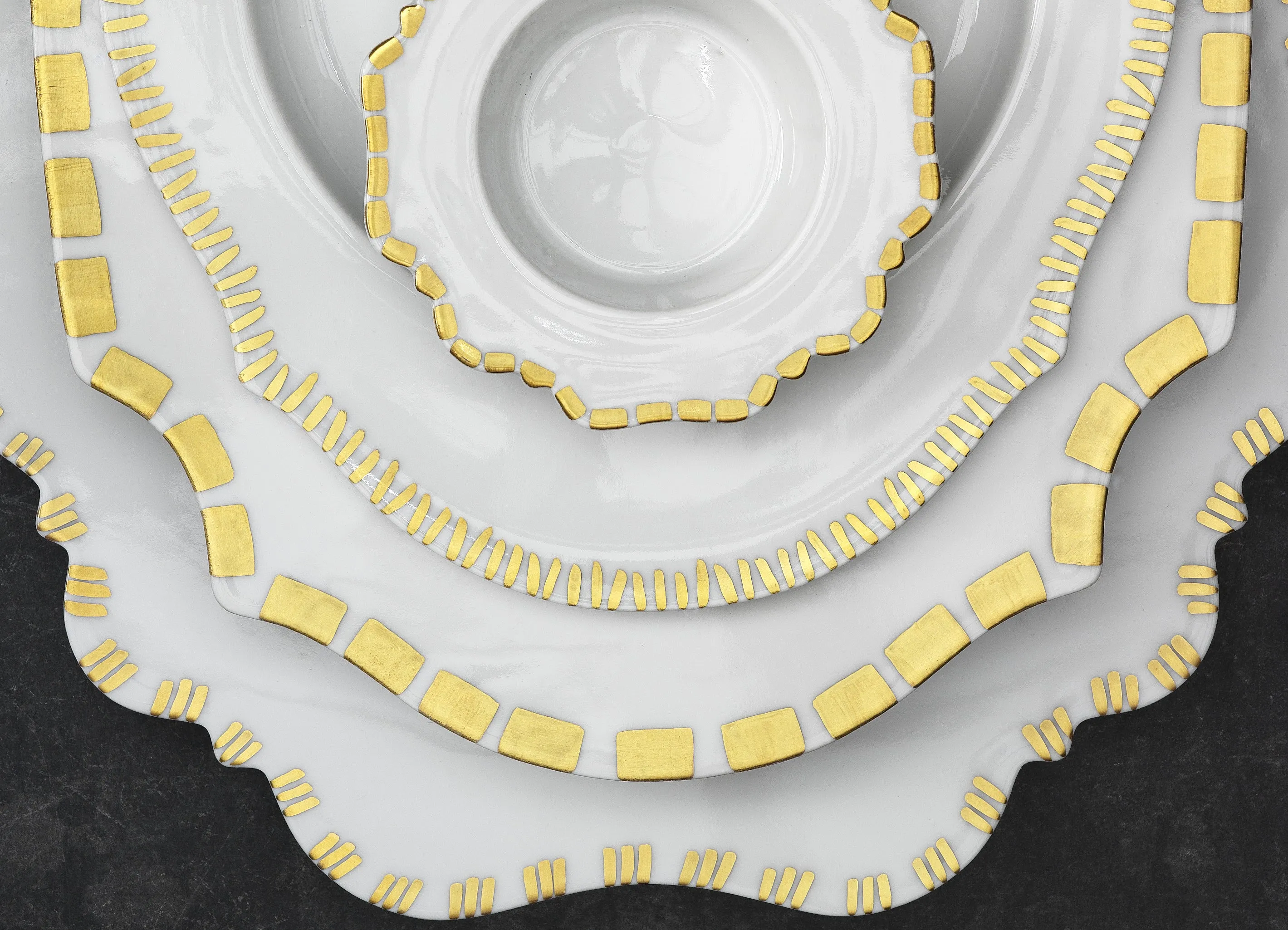Taste Gold Dinner Plate II