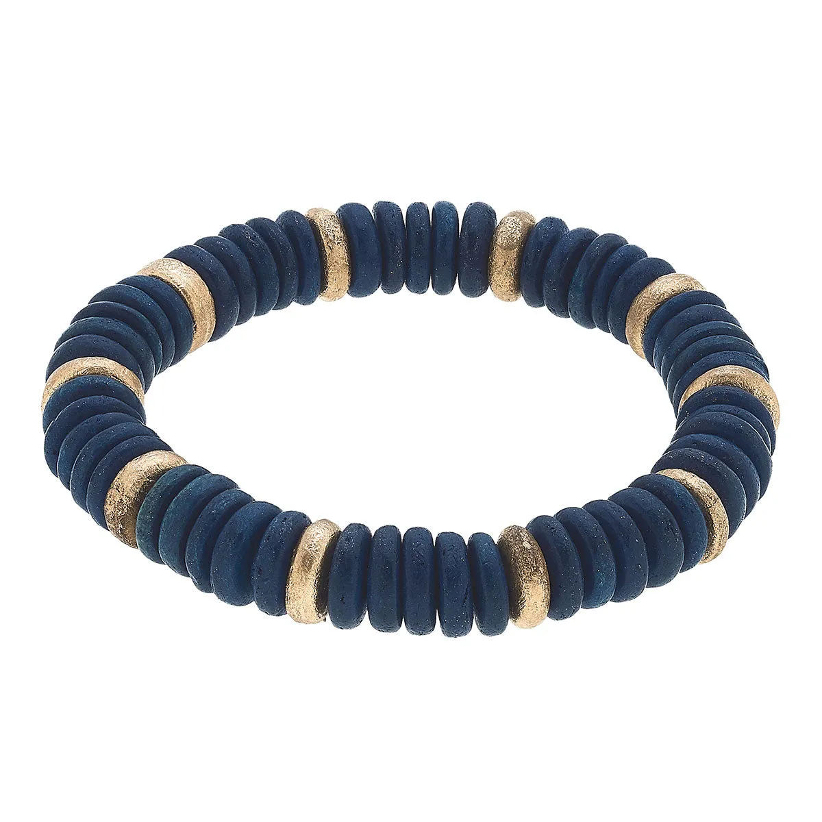 The Presley Beaded Wood Bracelet