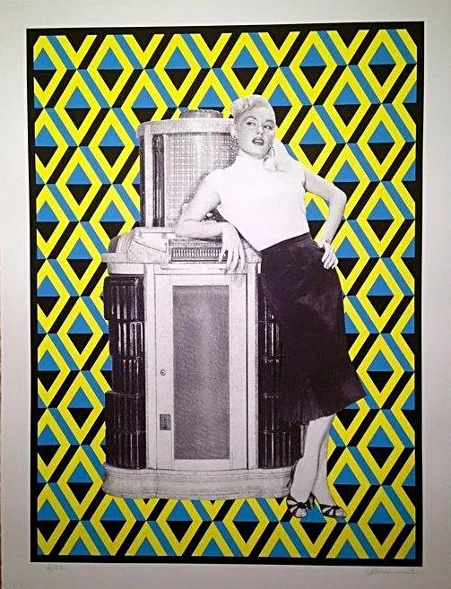 Tim Oliveira Let's Dance First Edition Mamie Van Doren Poster 2016