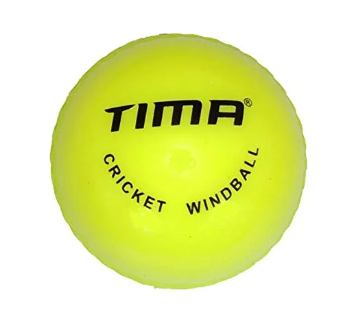 Tima Wind Ball Cricket Ball - Size: Standard (Pack of 6, Multicolor)