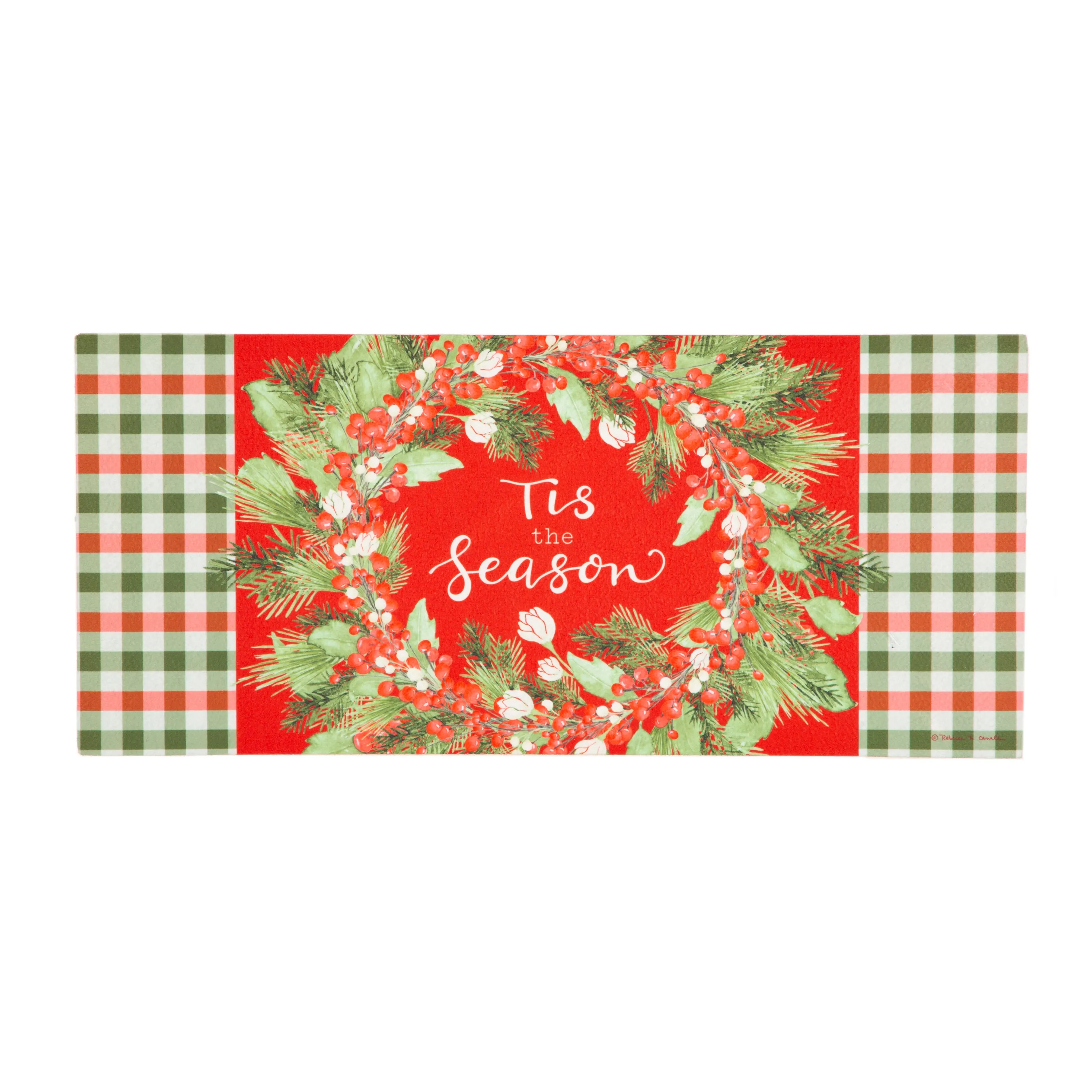 Tis the Season Wreath Sassafras Switch Mat