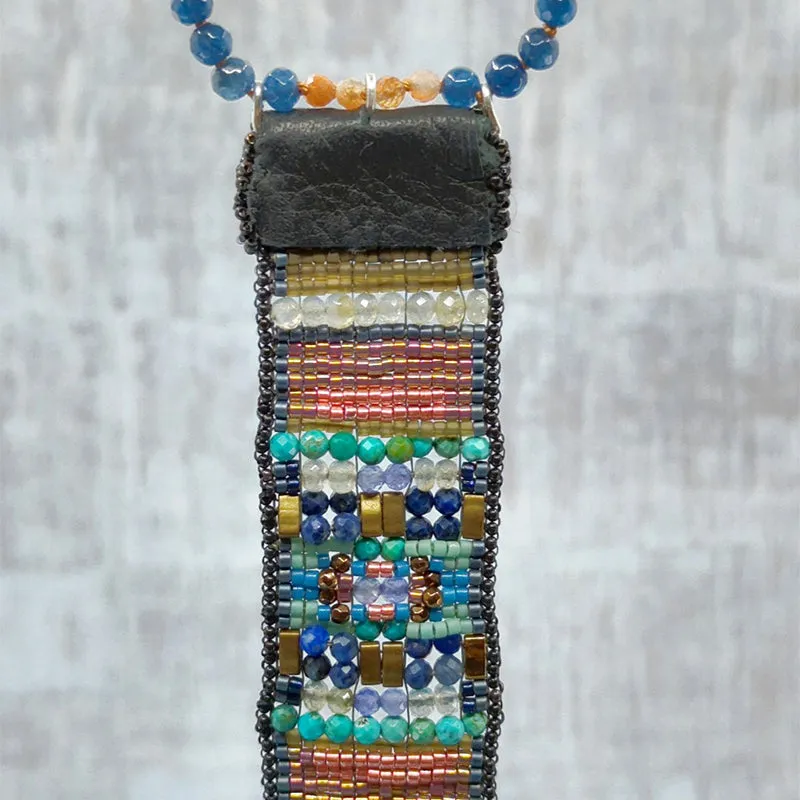 Transcendence Necklace Weaving Wearable Art