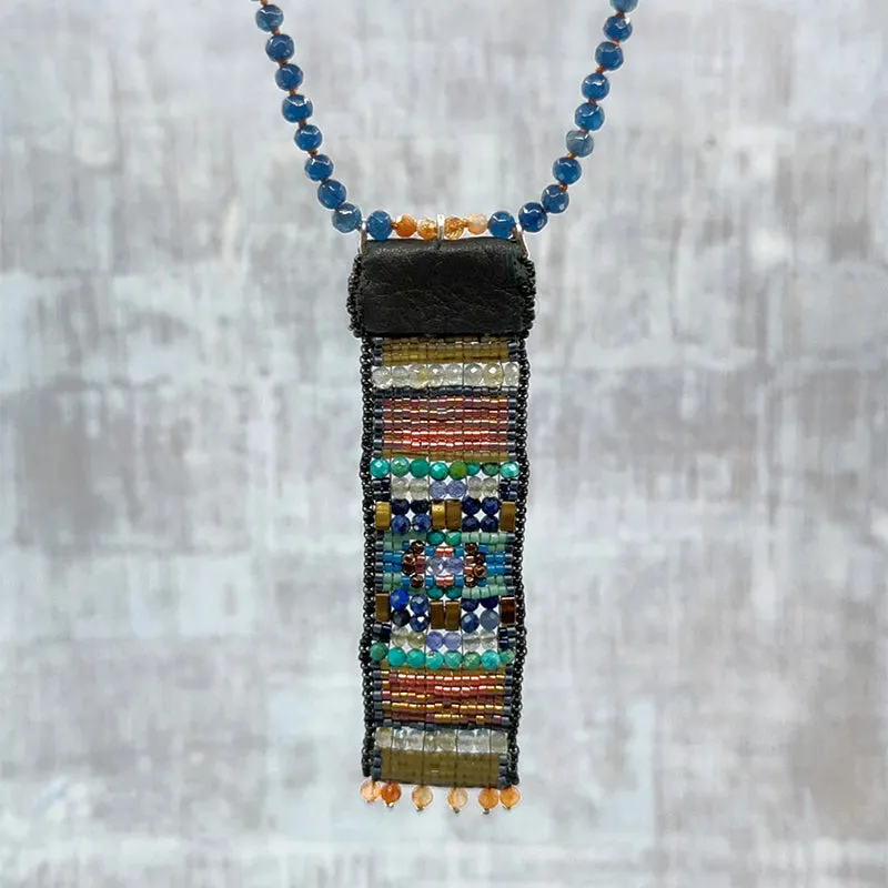 Transcendence Necklace Weaving Wearable Art