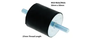 TSEC710-505055 50mm x 50mm x M10 Anti Vibration Mounts