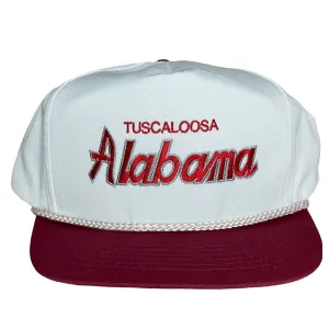 Tuscaloosa Alabama Vintage Snapback Rope Cap Hat Embroidered