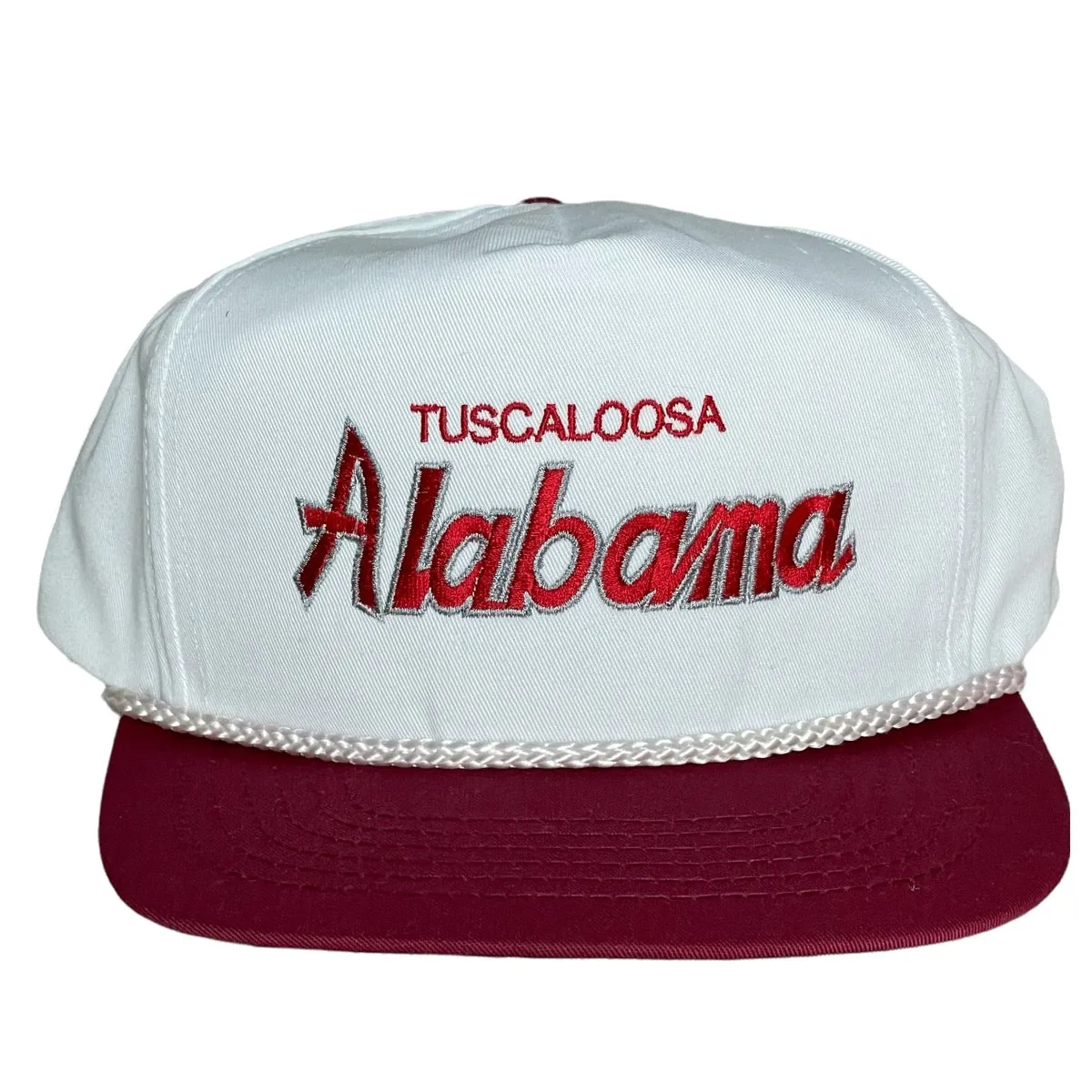 Tuscaloosa Alabama Vintage Snapback Rope Cap Hat Embroidered
