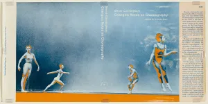 Unfolded Dust Jacket - Changes: Notes on Choreography. Merce Cunningham.