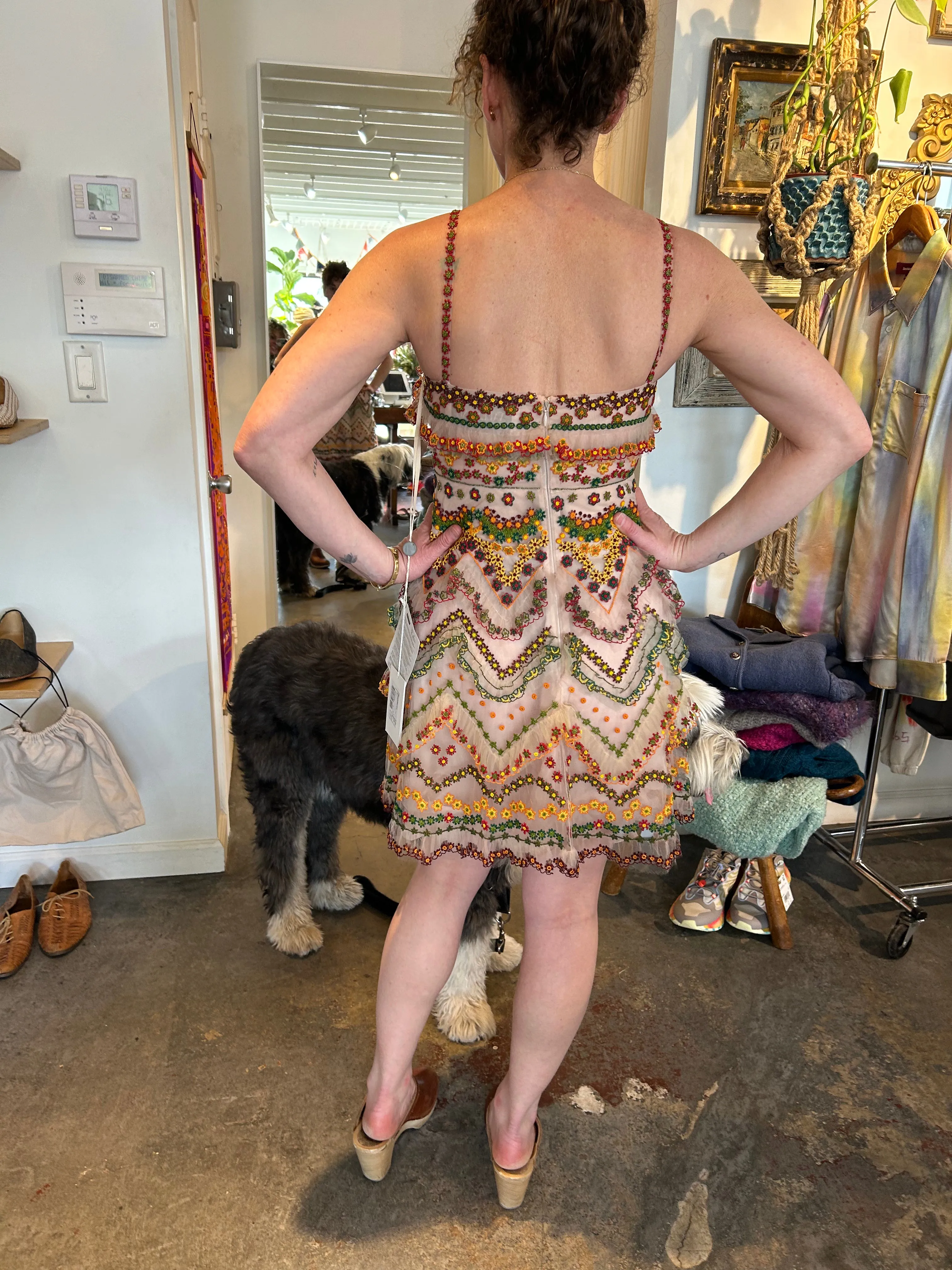 Valentino Beaded Cocktail Dress