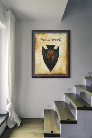 Vecna WotC Heraldry of Greyhawk Anna Meyer Cartography Canvas Art Print