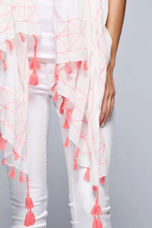 Vivi Embroidered Scarf
