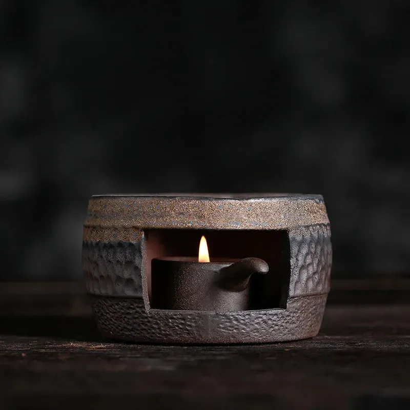 Wabi Sabi Handmade Tea Set With Tea Warmer and Tray