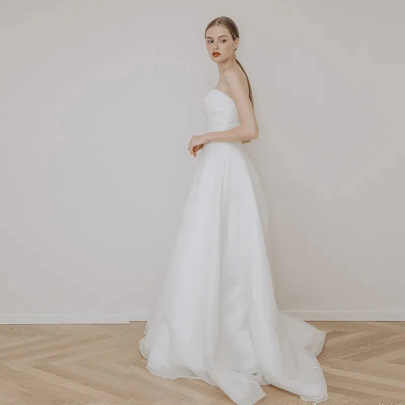 Wedding Guest Dresses: Wedding Dress Elegant A-line Sleeveless