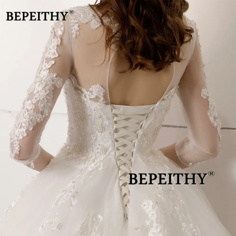 Wedding Guest Dresses: Wedding Dress Open Back Vintage Bridal Dresses Ball Gown