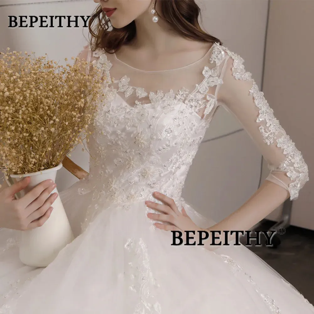 Wedding Guest Dresses: Wedding Dress Open Back Vintage Bridal Dresses Ball Gown