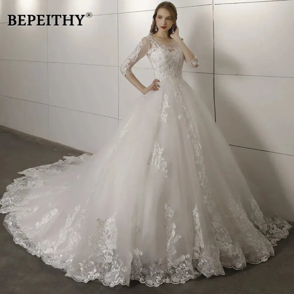 Wedding Guest Dresses: Wedding Dress Open Back Vintage Bridal Dresses Ball Gown