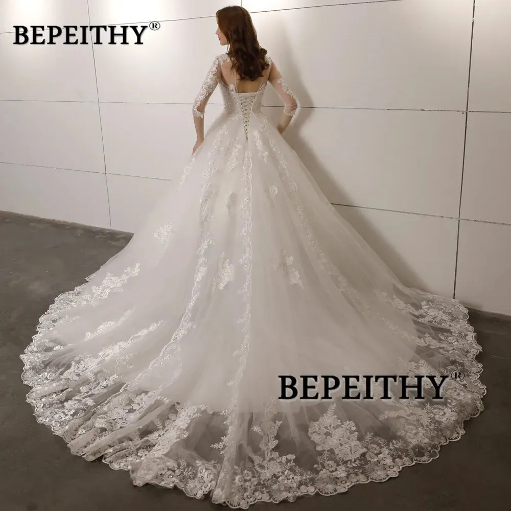 Wedding Guest Dresses: Wedding Dress Open Back Vintage Bridal Dresses Ball Gown