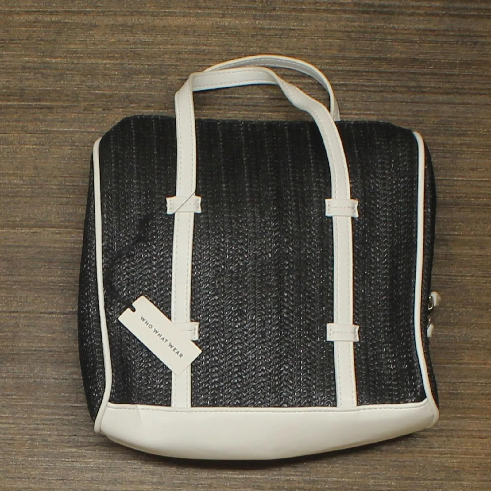 Who What Wear Womens Wicker Barrel Bag WAC-340