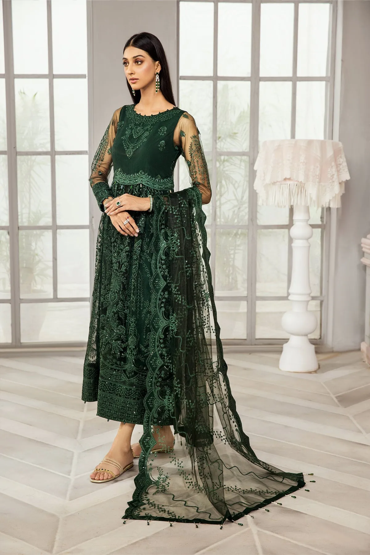 Zora | Alizeh Fashion Embroidered Formal Collection 2022 | Unstitched and Stitched Embroidered Net Suits